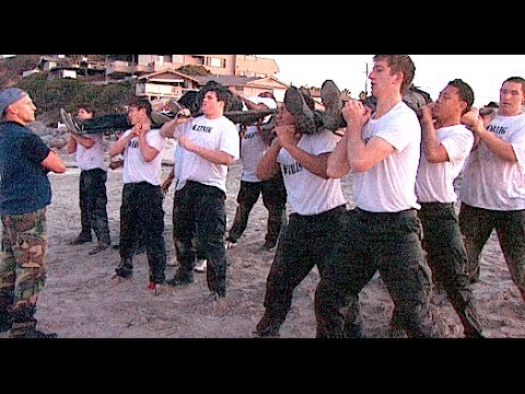 St. John Bosco Football SEALFIT Training : Moonlight Beach (CA) 2014