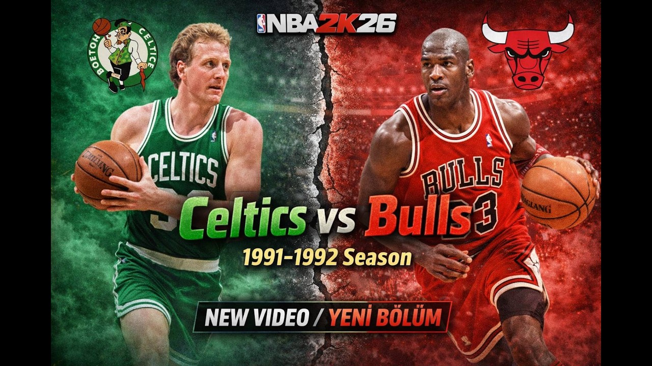 NBA2K26 - Бостон против Буллз (ПОЛНЫЙ МАТЧ)