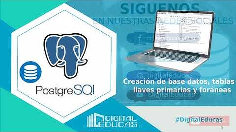 Cómo crear tablas con llaves primarias (Primary key) y llaves foráneas (Foreign Key) en PostgreSQL