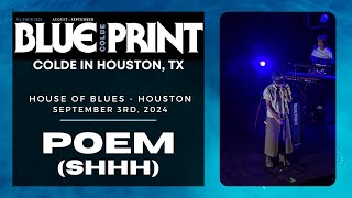POEM (SHHH) - COLDE (콜드) 4k Fan Cam in Houston