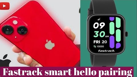 Fastrack hello smart watch ||How to connect ios and android app#Bt Calling full setting