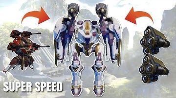 [WR] Illegal Super Speed | Seraph + Nitro Unit & Khepri Link | War Robots 8.2 Gameplay