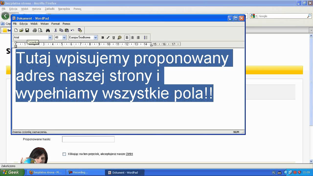 Jak Stworzyć Stronę Internetową Za Pomocą Notatnika Jak stworzyć własną stronę internetową ZA DARMO!!! w 3 min. - YouTube