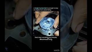 Single human hair can stop engine #science #physics #knowledge #experiment #usa #shorts