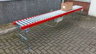 Aangedreven Rollenbaan Met Interroll Drum Motor Buismotor