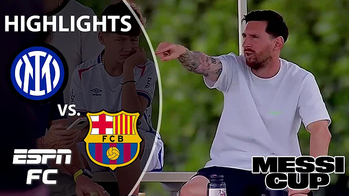 DOMINATION 🍿 Inter Milan vs. Barcelona | Messi Cup Highlights | ESPN FC