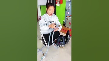 Water pipe cleaning process- Good tools and machinery make work easy