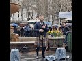 🎤🌟 Jai McDowall Brings Scottish Fire to the Big Apple! 🏴🔥🎶 #singer #scottish #tartan #nyc