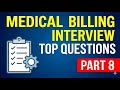 Medical Billing Interview Guide for Freshers 2026 | 500 Questions Series | Part 8