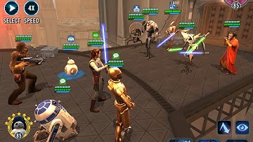 Zeta’d Separatist Squad vs my JTR w/3PO and Chewbacca