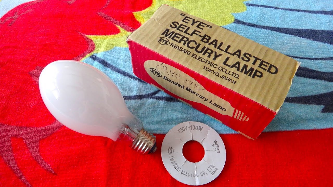 Self Ballasted Mercury Vapor Light Bulb