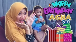 Reaksi lucu Agha dapat surprise ulang tahun