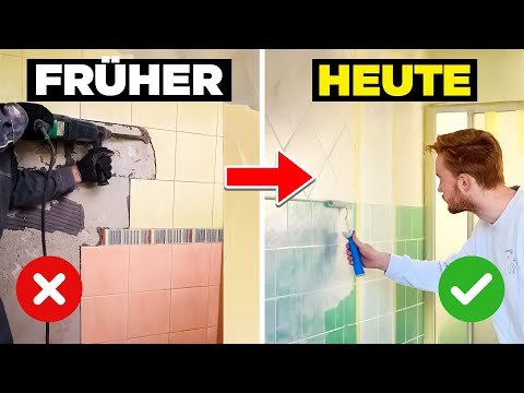 Fliesen streichen - Schnelle, günstige & einfache Anleitung zum Bodenfliesen & Wandfliesen lackieren