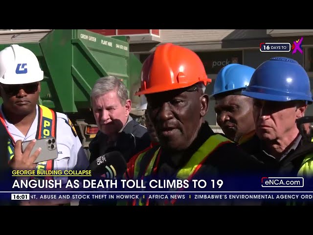 George Building Collapse | Anguish as death toll rises to 19 class=