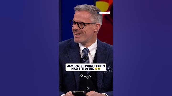 Jamie Carragher had a scouse moment 😅
