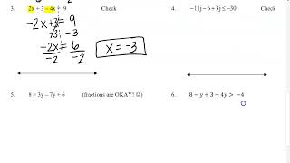 Multi-step Equations and Inequalities with CLT