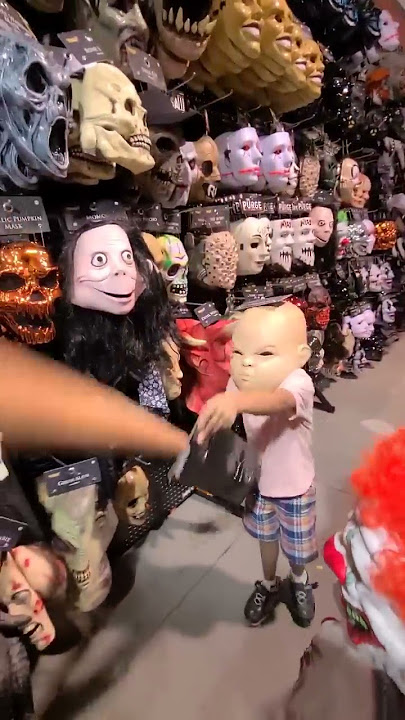 Creepy Baby in Halloween Store #halloween #shorts #creepy