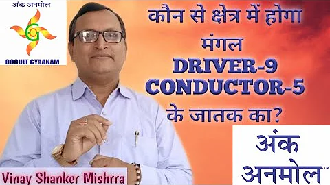 Numerology | In which area will Mars be?| DRIVER-9 CONDUCTOR-5 | Numbers are priceless. Vinay Sha...