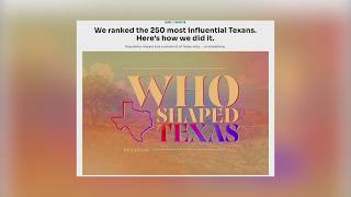 Who made the list? Chron ranks the 250 most influential Texans