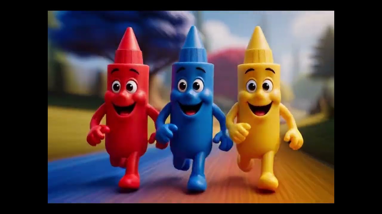Happy Learning | Learning Colors with Crayons