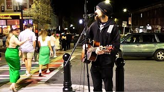 Busker Playing 'Hallelujah' Cover on the Streets of Athens, GA