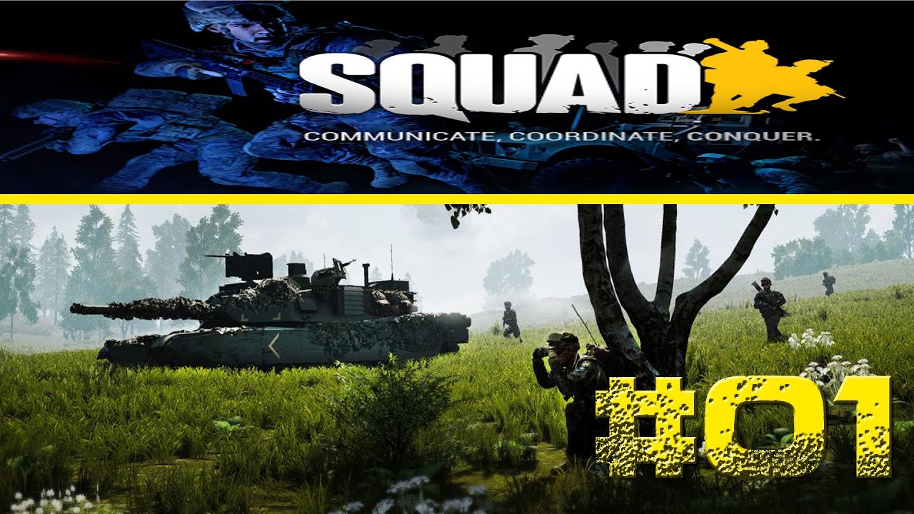 Squad gameplay german #01/deutsch/ Leichter Kampfpanzer mit Crew - YouTube