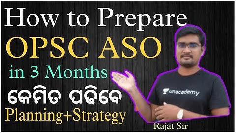 OPSC ASO 3 Month’s Strategy || Target to finished Course till March || Banking with Rajat