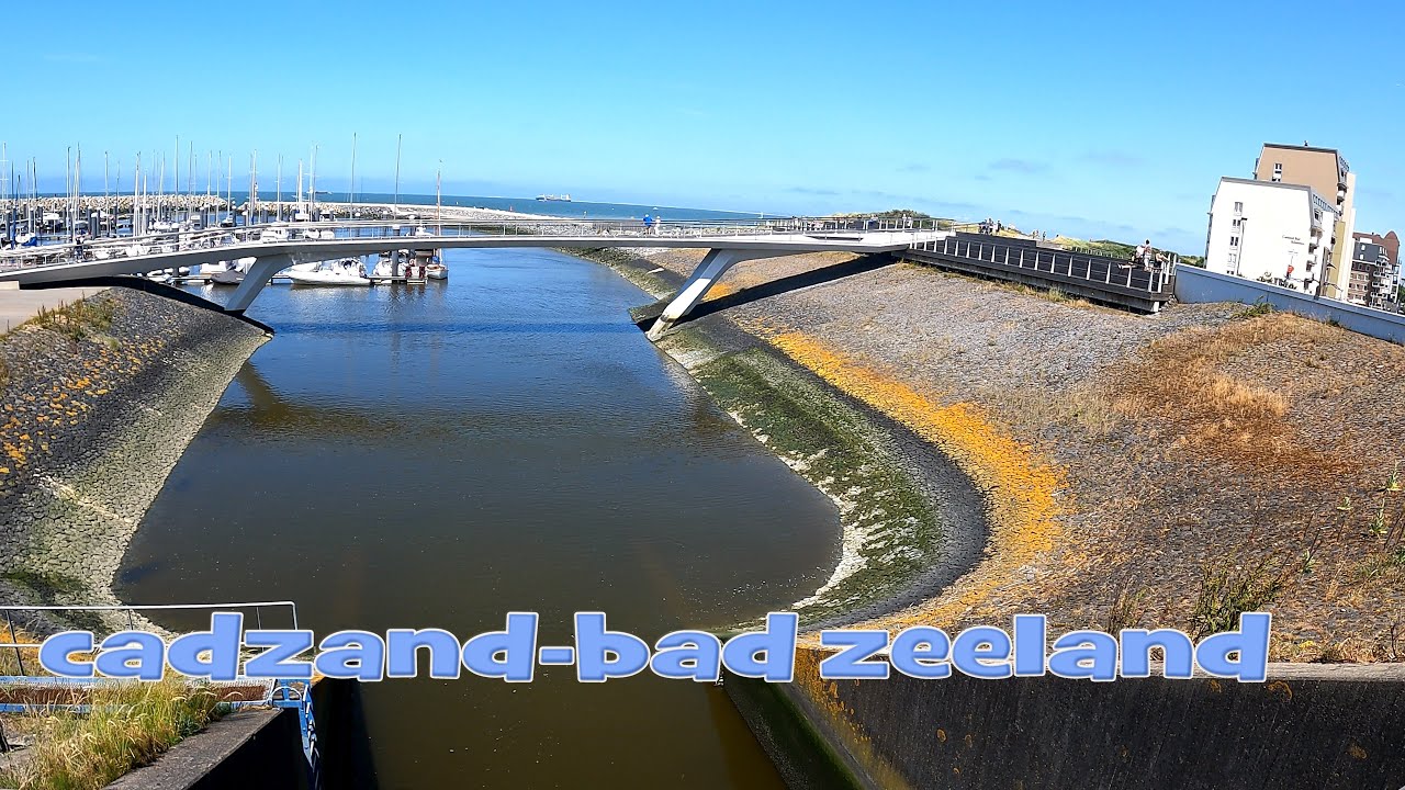 Cadzand -bad het mooie dorpje in zeeland