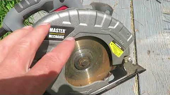 Circular saw repair  - an easy fix !