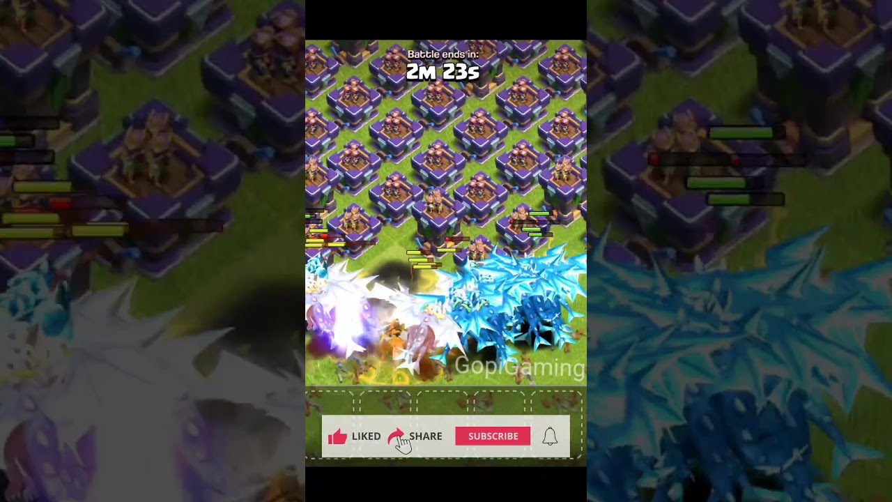 Max level Electro Dragons vs Archer Towers⚡⚡⚡⚔⚔🏹🏹🏹 