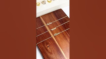 Make Stunning Metal Name Necklaces with xTool F1 Ultra! Create pieces your customers will love!