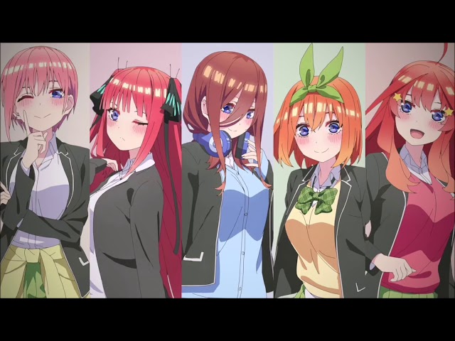 CC中日字幕】五等分的花嫁 第二季 OP『五等分のカタチ』完整版｜中野家