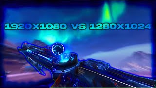 1920x1080  Vs  1280x1024  \\ VALORANT \\