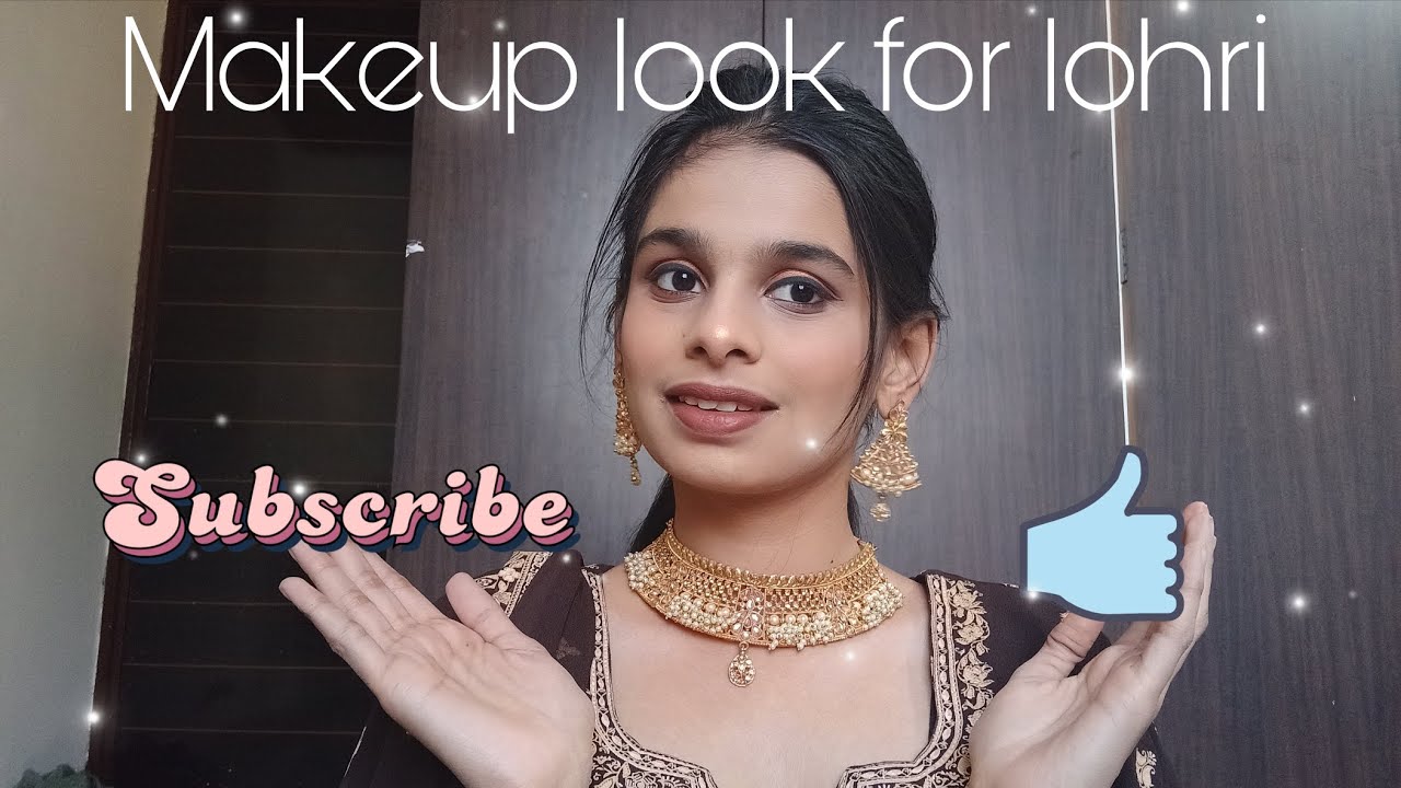 Makeup look for lohri 