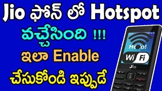 Jio phone hotspot | how to enable hotspot in jio phone | internet sharing jio phone | tekpedia screenshot 1