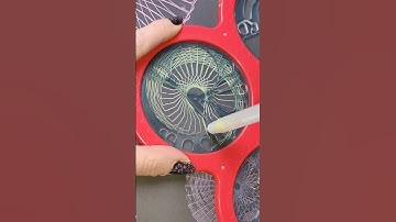 Spirograph - My Favourite ASMR - Spirograph Cyclex Sound 😍 #artshorts #asmrsounds #satisfyingvideos