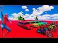 GTA V Stunt Map Car Race Challenge On Super Cars, Bikes and OffRoad Jeeps Mega Ramp Stunt Race