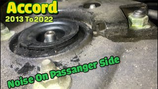 Honda Accord 2013 to 2022 makes noise going over bumps on passenger side