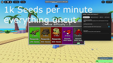 Garden Tower Defense 1k SEEDS PER MINUTE NEW UPDATE (PATCHED) USE AUTO INSANE