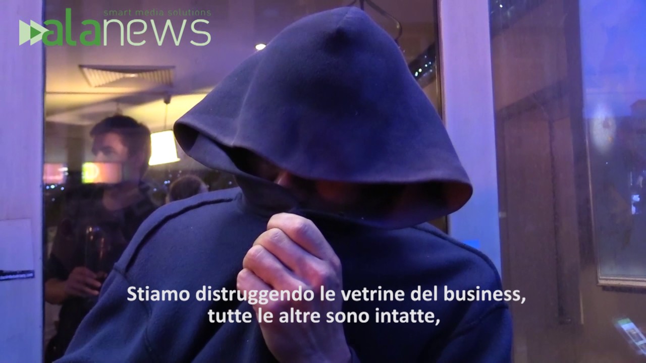 Parla un black bloc del G20 di Amburgo: 