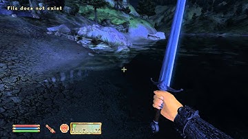 Oblivion Reloaded Stuttery Water and Disappearing Weapon