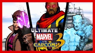 Mod Showcase: Ultimate Marvel vs. Capcom 3 ~ Bishop, IceMan, Gambit Character Mods