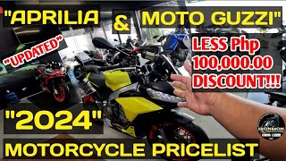 Aprilia Moto Guzzi Motorcycle Pricelist 2024 Ironmon Motovlog