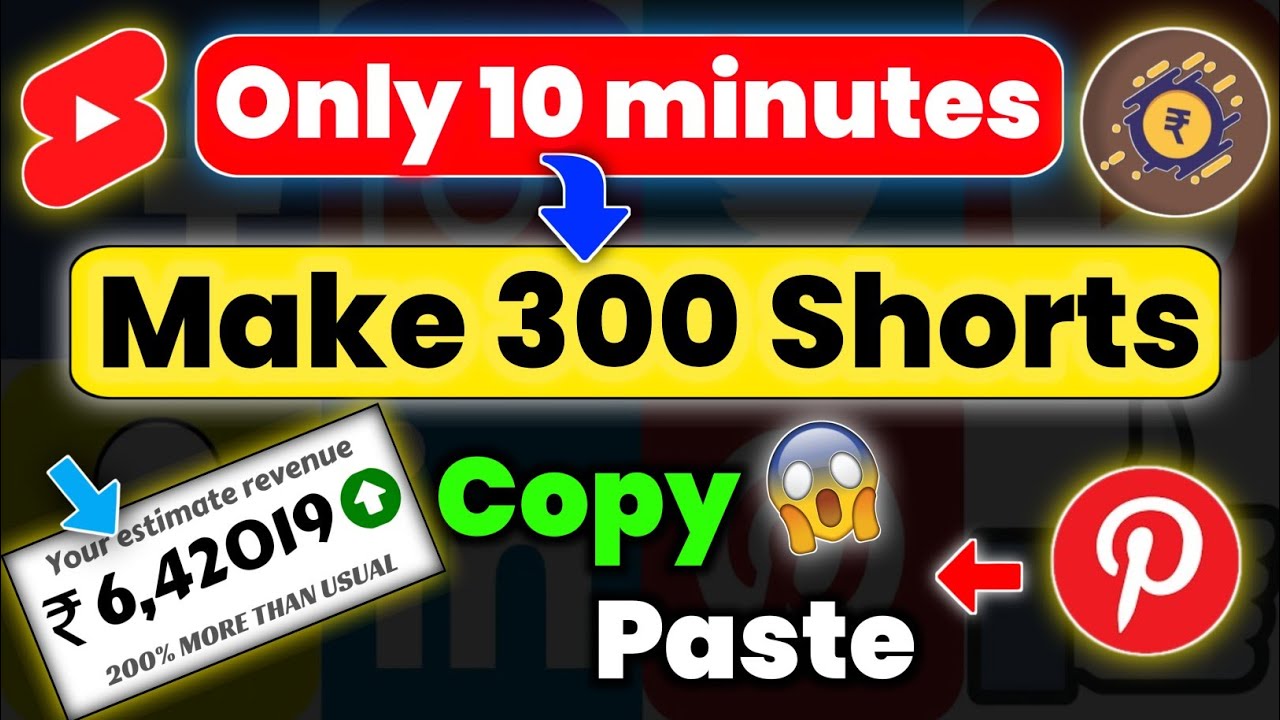Sirf 10मिनट मे बनाओ 300 shorts 😲 | every 10 mints create 300+ shorts video..