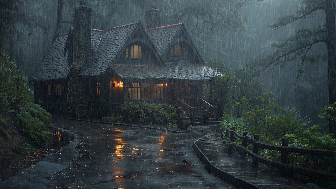Ultimate Relaxation & Deep Sleep with Heavy Rain in the Forest ...