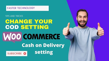 How to change cod settings woocommerce ||woocommece cod setup