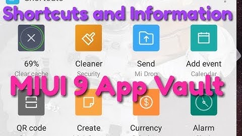MIUI 9 App Vault Tricks!! How to used app vault!! Hindi