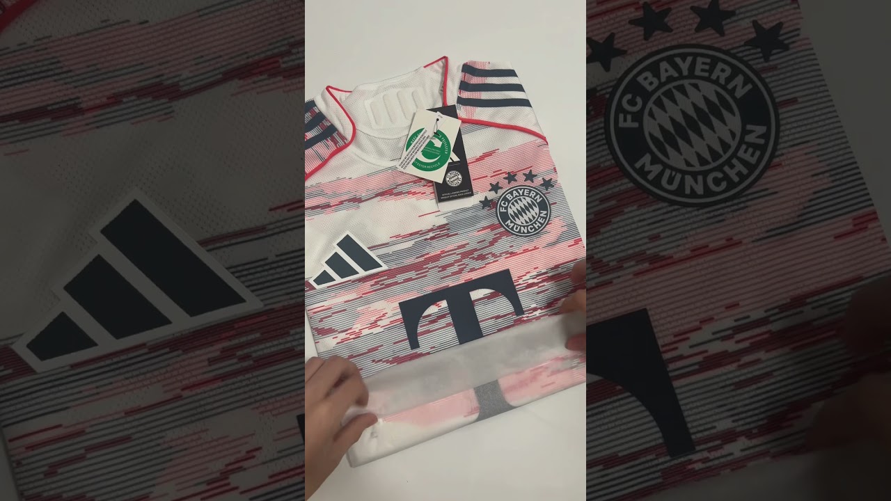 😮[The first test of the whole network] Bayern 25/26 away jersey unboxing!⚽# Bayern Munich