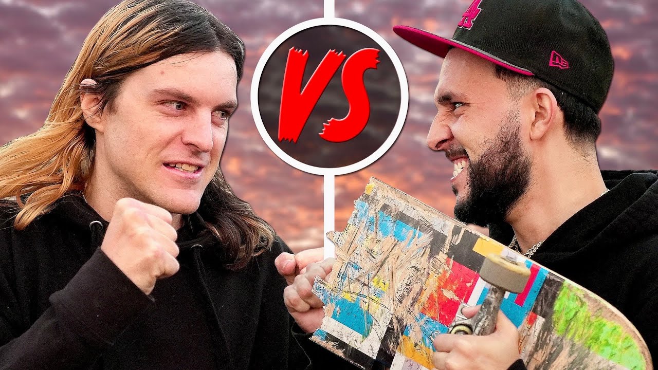 UZI WALKER VERSUS GLO BOARDER! SKATE PART BATTLE YouTube