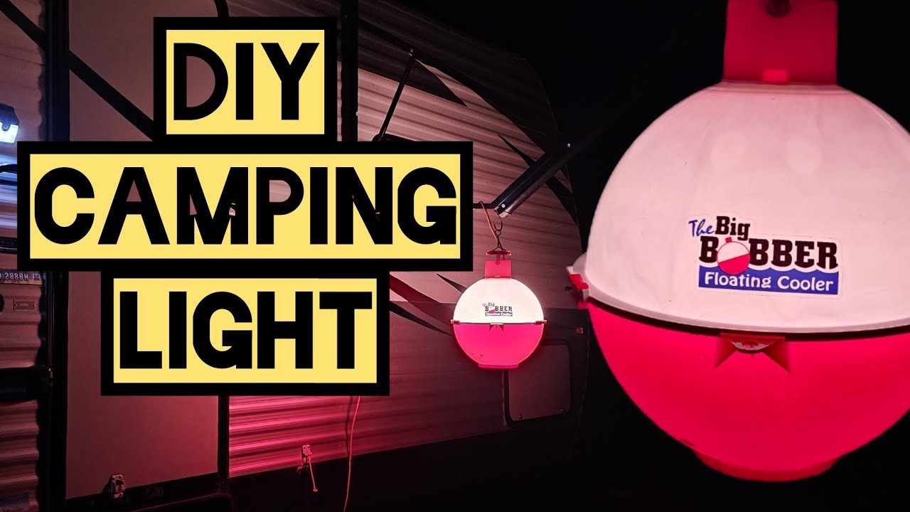 Diy Camping Light / Big Bobber Floating Cooler / Bucket Light / Camping  Hacks / Rv Hacks 